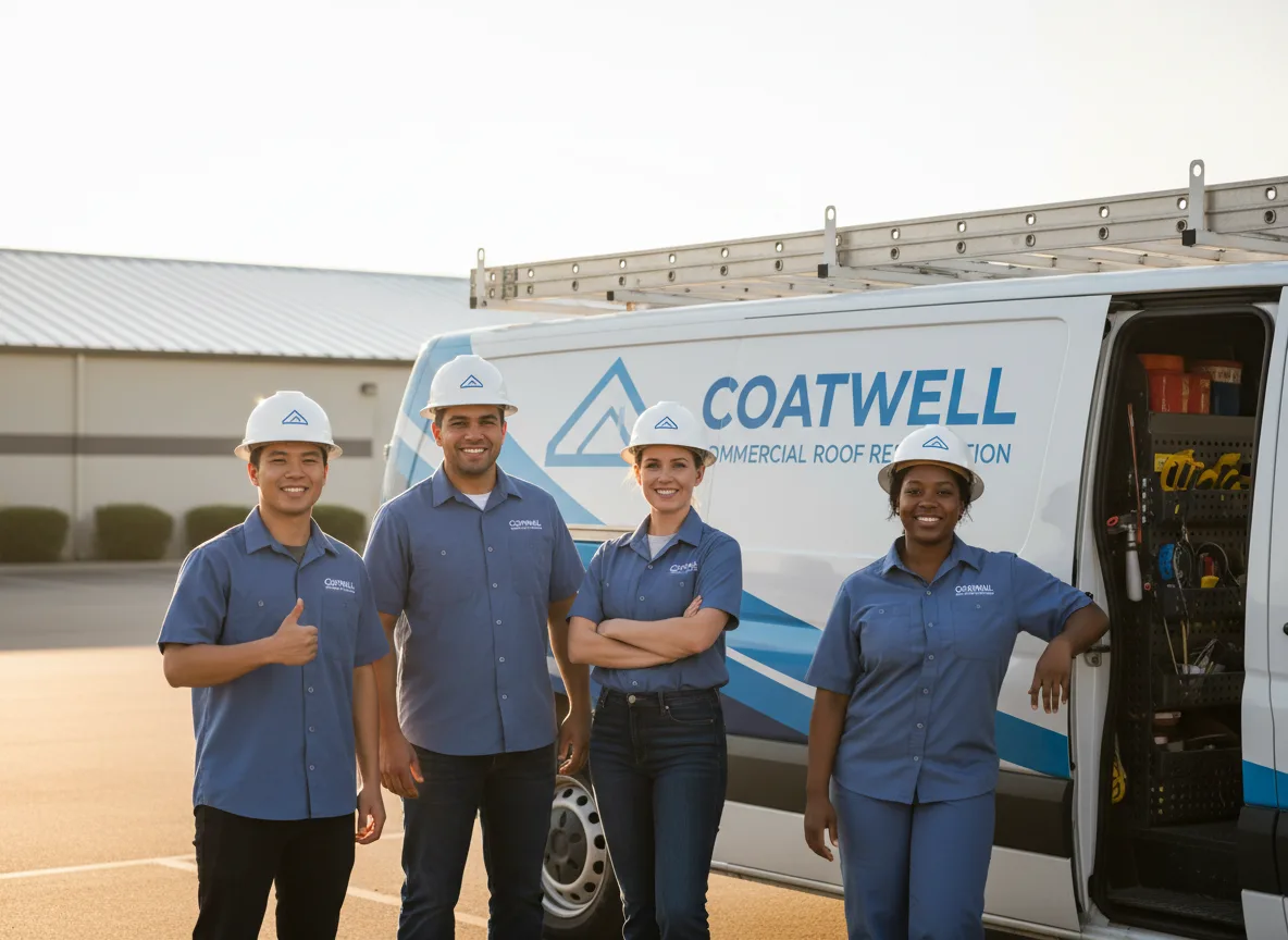 Commercial roof coating company in Bridgeport, WA